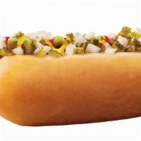 All-American Dog · Take a bite out of Americana with SONIC's Premium Beef All-American Dog. It's a beef hot dog...
