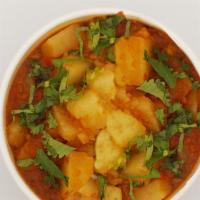 Bowled Railway Potato Curry · Gluten free. Vegan. Spicy. Diced potatoes, tomato, spices, green chili, cilantro.
All bowls ...