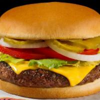 All-American  · 1/2 lb. Fresh Ground Beef Burger with American Cheese and Choice of Lettuce, Tomato, Onion, ...
