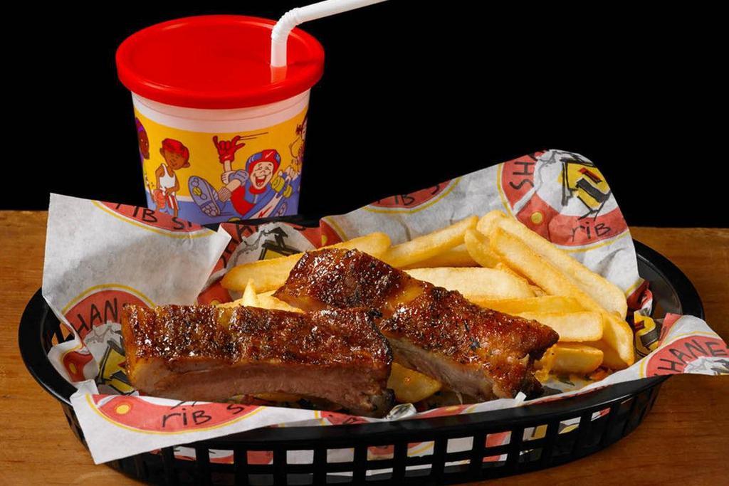 Kids Ribs · Served with a Side and Kids Drink