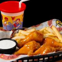 Kids Wings · Smoked or Traditional Wings. Served with a Side and Kids Drink