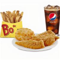 4Pc Homestyle Tenders Combo - 10:30Am To Close · Four chicken breast tenderloins made with a mild seasoning and served with a made-from-scrat...
