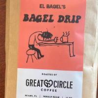 Bag Of El Bagel Drip Coffee · Whole Bean. House blend, roasted by Great Circle Coffee