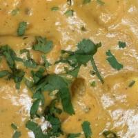 Chicken Korma · Chicken cubes cooked in a rich cashew* based sauce. Generally served sweet.