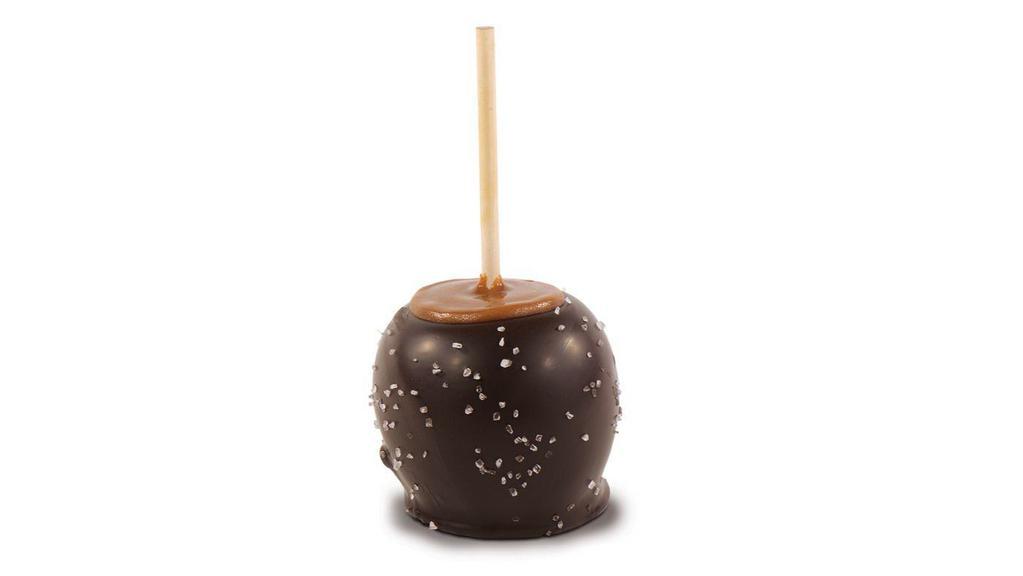 Dark Chocolate Sea Salt Caramel Apple · The perfect apple. A crisp granny smith apple dunked in our home-made copper-kettle caramel then covered in kilwins heritage chocolate and dusted with sea-salt!