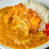 Katsu Curry · Curry with breaded deep fried pork.