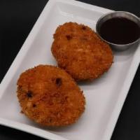 Corn Cream Croquette · Corn & potato croquette breaded  then fried.