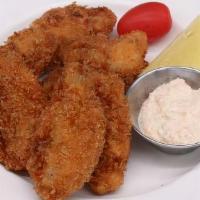 Fried Oysters · Deep fried oysters with Japanese panko (bread crumbs).