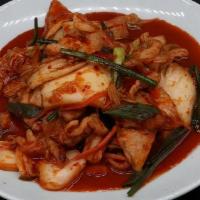 Kimchi Buta · Spicy kimchee with pork.