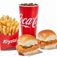 2 Chiks® Combo · Everyone wants these Chiks. This combo includes two Krystal Chiks, each with all-white chick...