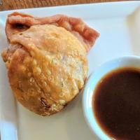 Samosa · Crispy fried pastry stuffed with spiced potatoes. Best pastry in Atlanta 3 years in a row! M...