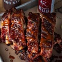 A La Carte St. Louis Style Ribs  · Seasoned with 4R All Purpose Rub, hickory smoked and finished with a Honey BBQ sauce.