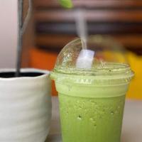 Tasty Kale Smoothie · A tasty combo of Lemons, Kale, Mangos, and Apples.