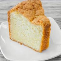 Cream Cheese Pound Cake Slice · Moist and buttery cream cheese pound cake with an old fashioned crispy top.
