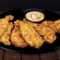 Tenders (6 Pcs) · Served with a choice of dip.