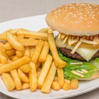 Empire Burger + Fries + Soda  · 