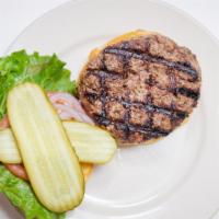 Plain Ol’ Hamburger · No frills, no-nonsense. We’ll cook it to your preferred temperature and top it with lettuce,...