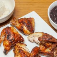 Whole Chicken White With Rice & Beans · Served with no side order.