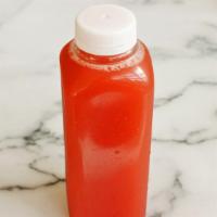 Strawberry Lemonade · Made with real lemon juice and strawberries. 16oz