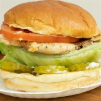 Deluxe · Fresh, all natural, antibiotic-free chicken, buttermilk fried, grilled, or vegan. Lettuce, t...