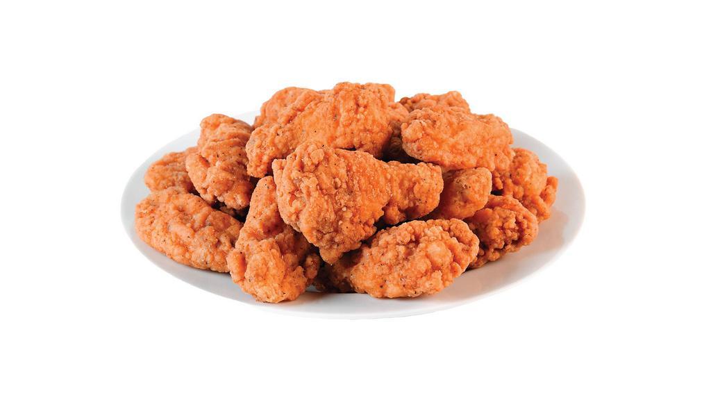 Spicy Wings (10) · Cooked wing of a chicken coated in sauce or seasoning.