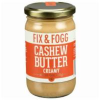 Fix & Fogg Smooth Cashew Butter (10 Oz) · Our Cashew Butter is a creamy, smooth, bombshell of a butter made with only dry roasted cash...