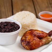 ¼ Chicken Lunch Special · With rice and beans. Only Monday thur Friday until 4 pm.