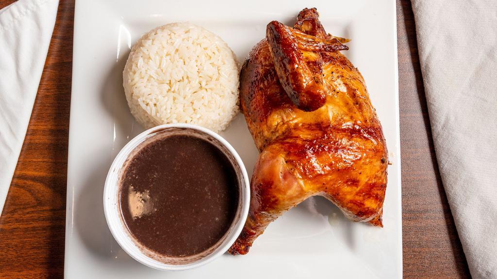 ½ Chicken With Rice & Beans · 