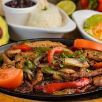 Fajitas · Served without side order.