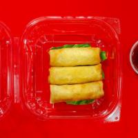 Vegetable Spring Rolls · 4 pcs with sweet chili sauce