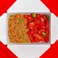 Sweet & Sour · with green and red bell pepper