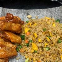 15 Pcs. Wing With Fried Rice & Drink · 