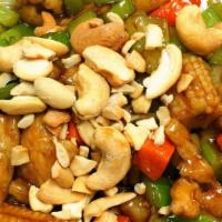 Chicken With Cashew Nuts · Hot & spicy.