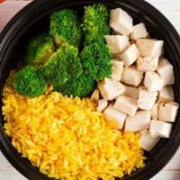 Kids' Chopped Breast Platter · Chopped chicken breast served with 2 kids' (4 oz.) side orders.