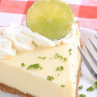 Key Lime Pie · A graham-cracker crust with a custard filling topped with whipped cream.