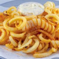 Ultimate  Curly Fries · loaded Curly Fries with nacho