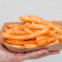 Naked Fries · Crispy Fries Served Without Our Delicious Yumbii Seasoning.  Sad Face.