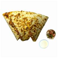 Quesadilla · Cheese and your choice of Taco Meat with Pico de Gallo and Sour Cream on the side