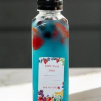 Blueberry Lemonade · Homemade, fresh squeezed lemonade with a hint of blueberries in a 16 oz.