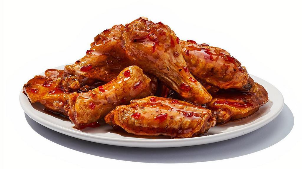 Naked Wings · Non breaded wings with your choice of sauce and dressing. 720-1130 cal | ranch or bleu cheese adds 200 cal (Calories listed are for a 10 pc)