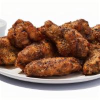Roasted Wings · Marinated overnight and oven roasted to seal in the flavor with only half the calories! 710-...