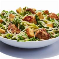 Chicken Caesar Salad · Romaine lettuce with shredded parmesan cheese, home style croutons and creamy Caesar dressin...