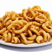 Curly Fries · Crispy curly potato goodness fried to perfection and tossed with our own special seasoning. ...