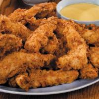 Famous Chicken Tenders Family-Style Meal · Serves 6. Chicken tenders dipped in buttermilk and lightly fried, with Honey Mustard dressin...