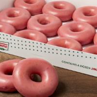 Mixed Berry Glaze Dozen · This all-new glaze is our JAM! Enjoy a dozen of our Mixed Berry Glazed Doughnuts, here for a...