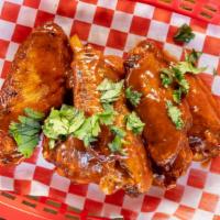 Chitown Buffalo Sauce  · Voted Best wings in Miami . 
Fresh Wings topped with our Chitown Buffalo Sauce