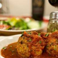 Russo'S Homemade Meatballs · Russo's Coal Fired Italian Kitchen favorite: Two large homemade italian meatballs served wit...