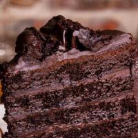 Truffle Chocolate Cake · Layers of dark, moist chocolate cake and silky truffle chocolate filling.