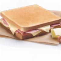 Ham And Cheese Sandwich · Sandwich cal jamon queso. A classic: freshly toasted bread with slices of ham and delicious ...
