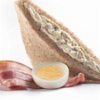 Bacon And Egg Sandwich · Sandwich bacon huevo. The softness of our sandwich bread and the unmistakable flavor of cris...